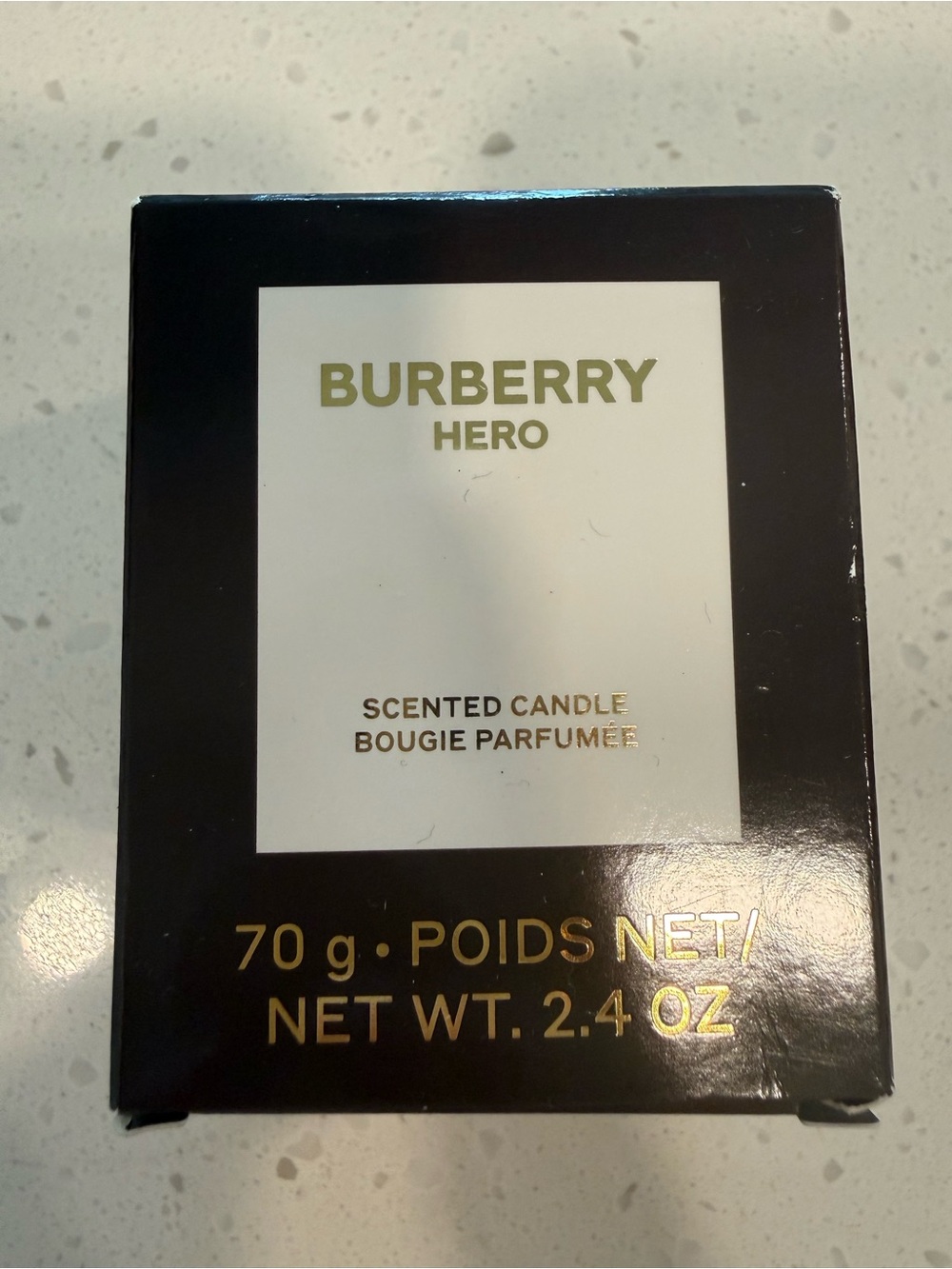 Burberry Black and White Hero Scented Candle 2.4 oz